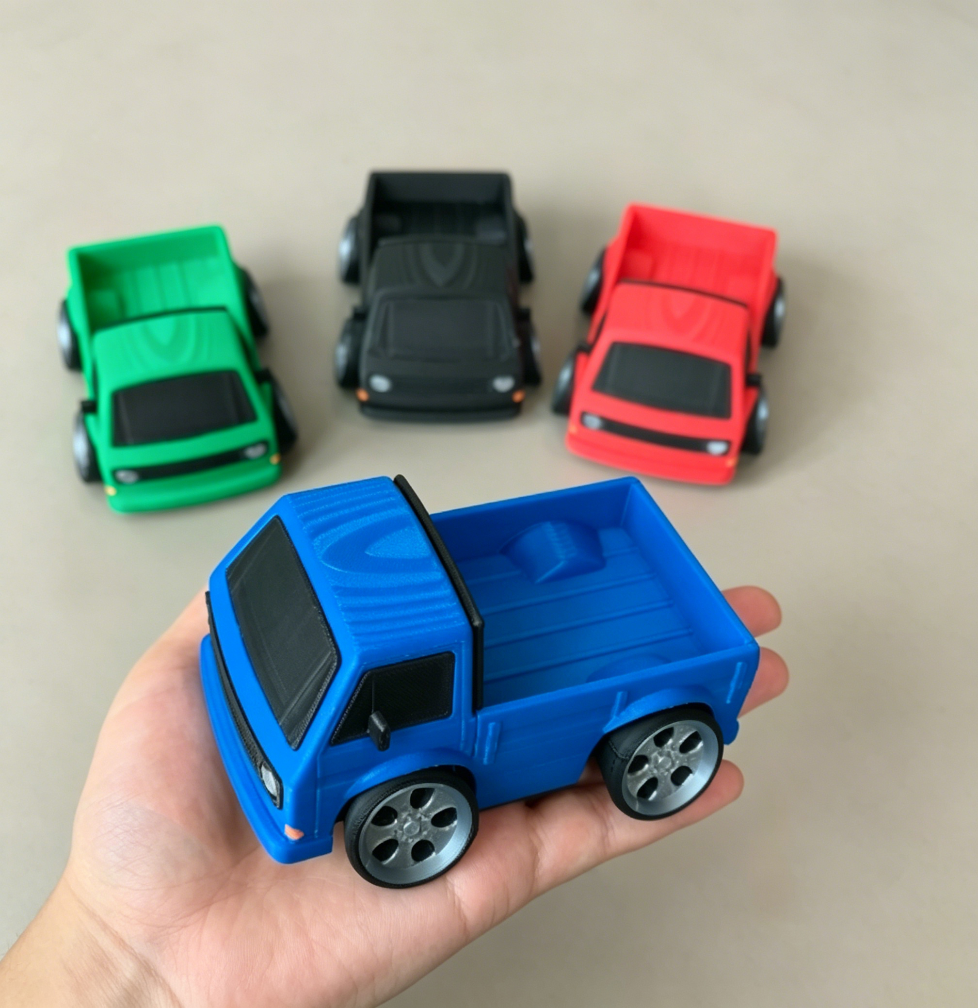 3D Printing Diecast Cars - Retro T3 Pickup Truck 3D Printed