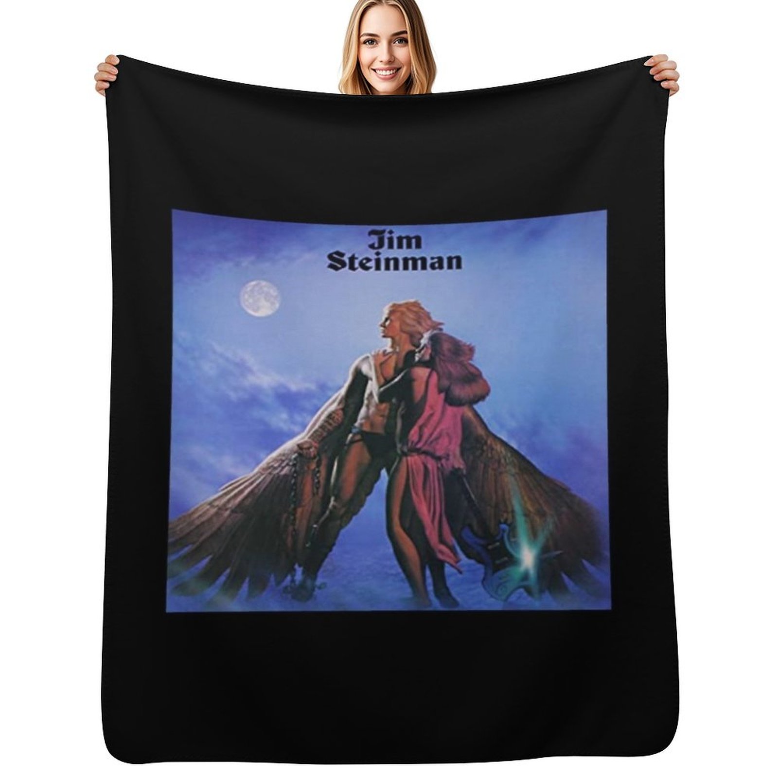 3D Printing Solo - JIM STEINMAN MUSIC SOLO Throw Blanket
