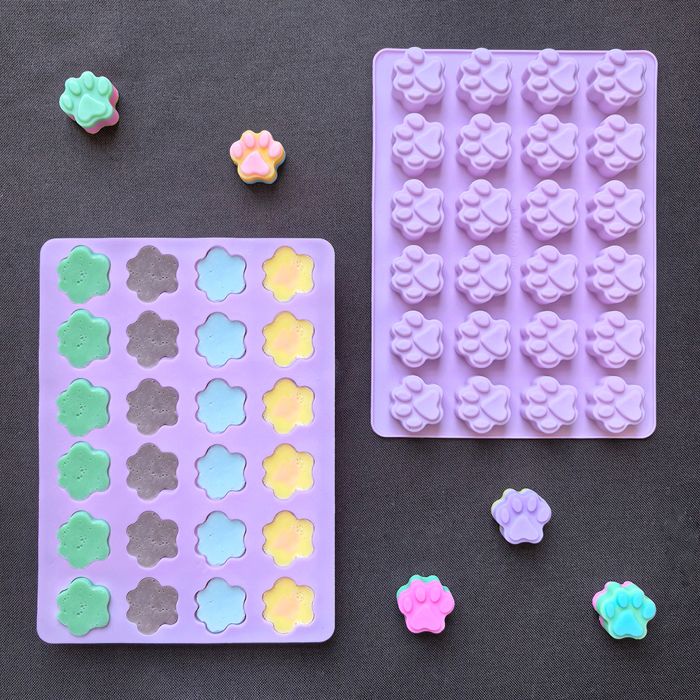 3D Printing Model Free - 1pc 24 hole cat paw shaped