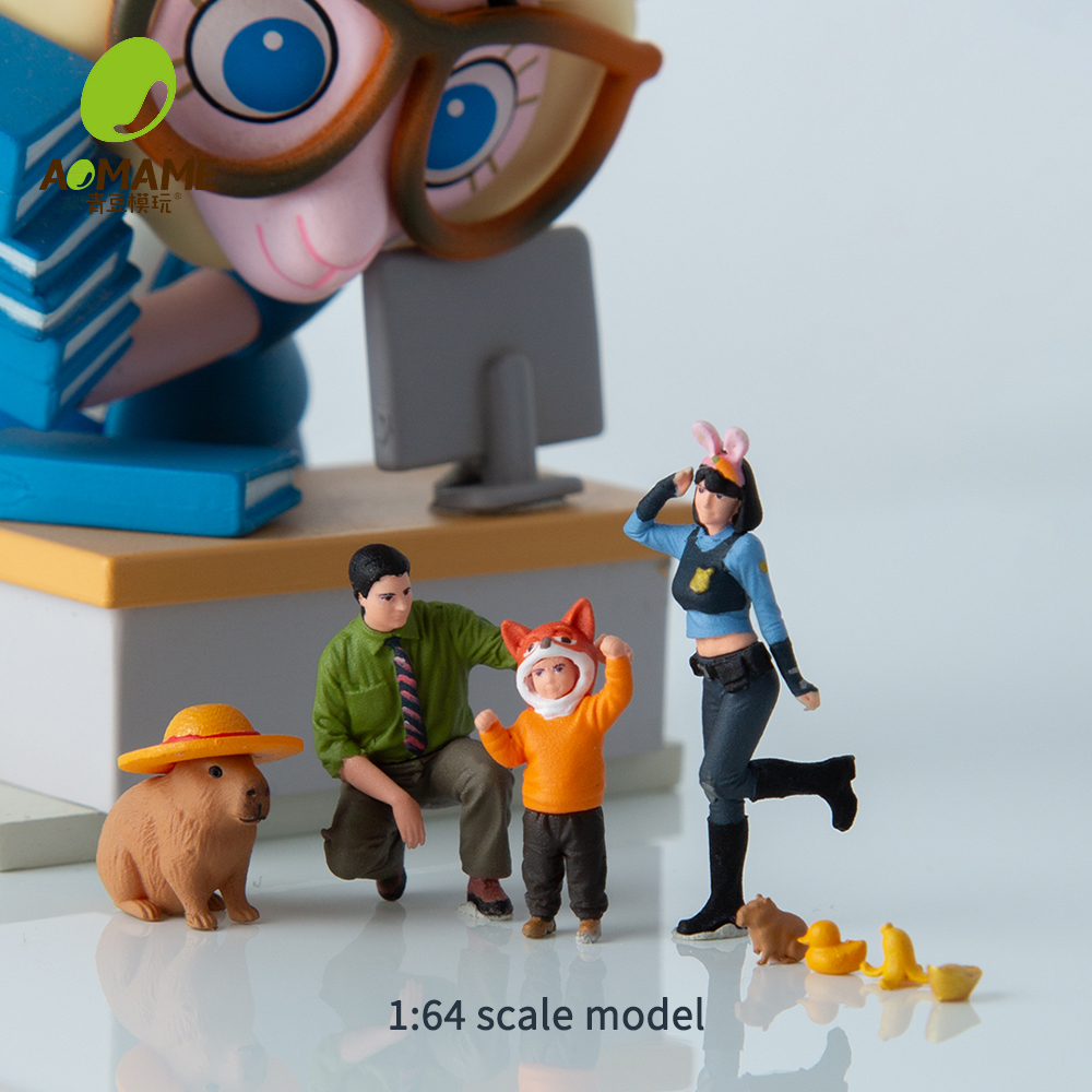3D Printing Model Free - Kicarmod 1/64 Zoo Character Costume Set