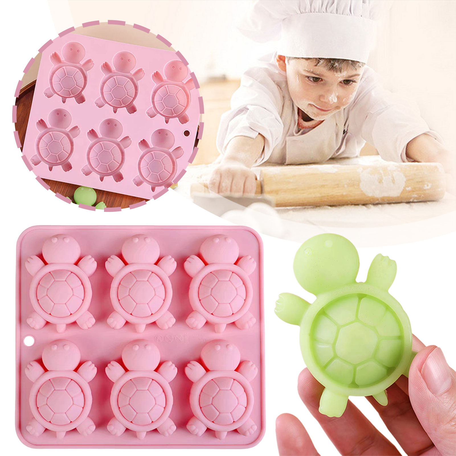 3D Printing Model Free - Turtles Ice Tray 3D Tortoises Sea