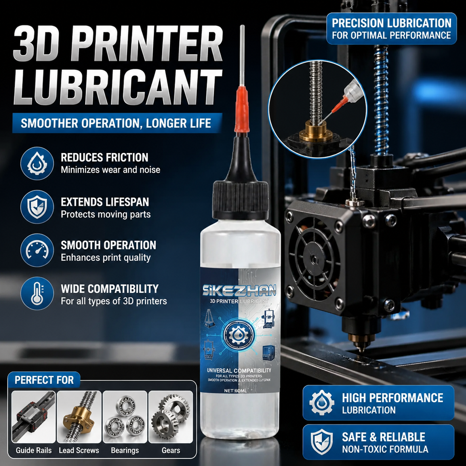 3D Printing Creality - High Performance FDM 3D Printer Lubricant