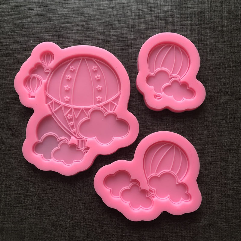 3D Printing Model Free - Cloud Rainbow Silicone Fondant Mold Hot
