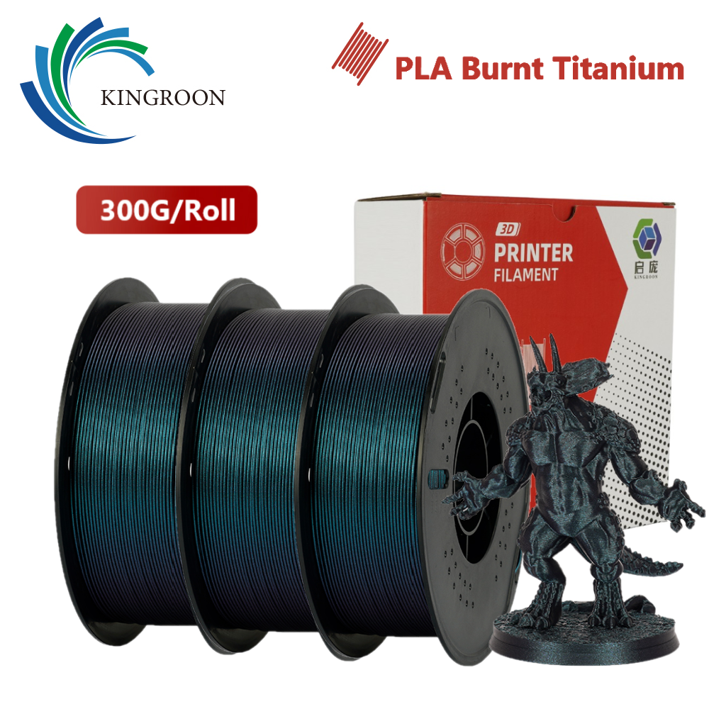 3D Printing Titanium - KINGROON 300G PLA Burnt Titanium Filament