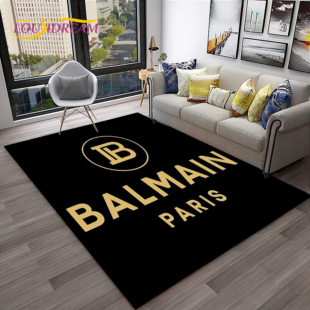3D Printing Technology - 3D Printing B-Balmain Logo Fashion Carpet