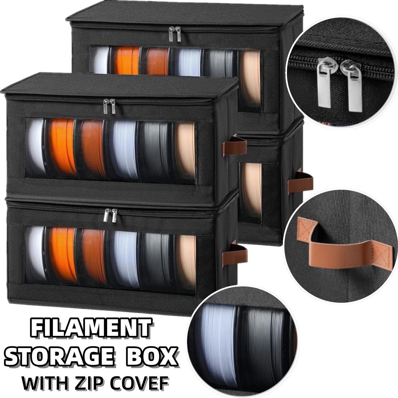 3D Printing Technology - 3D Printer Filament Storage Containers Non