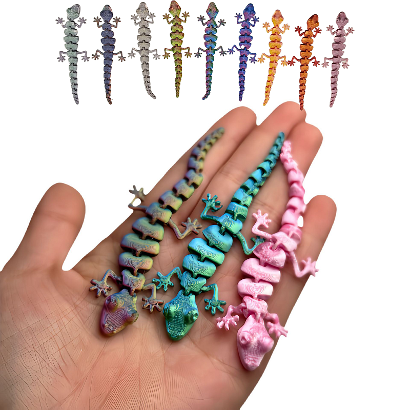 3D Printing Pla - 3D Printed Lizard Joint Movable Children's