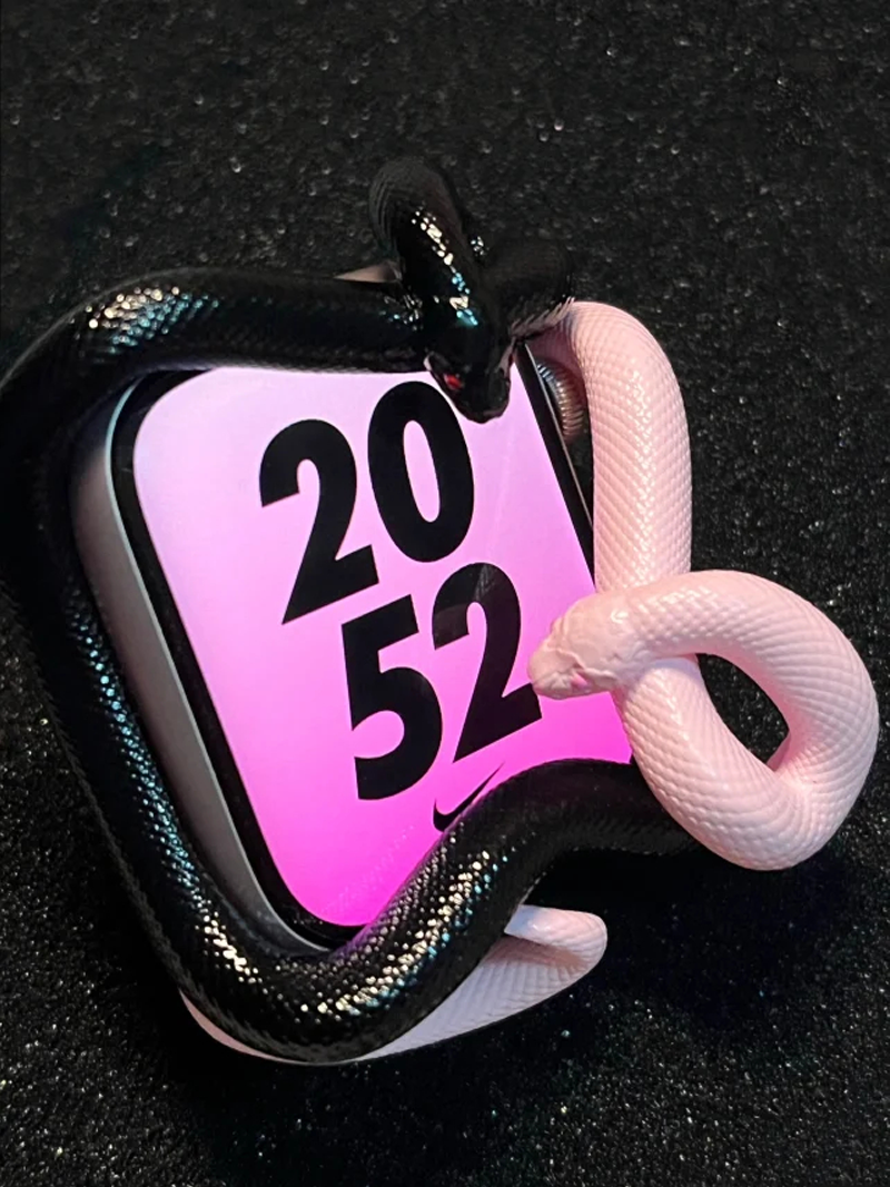3D Printing Design Software - Snake Resin Material Watch Case, 3D