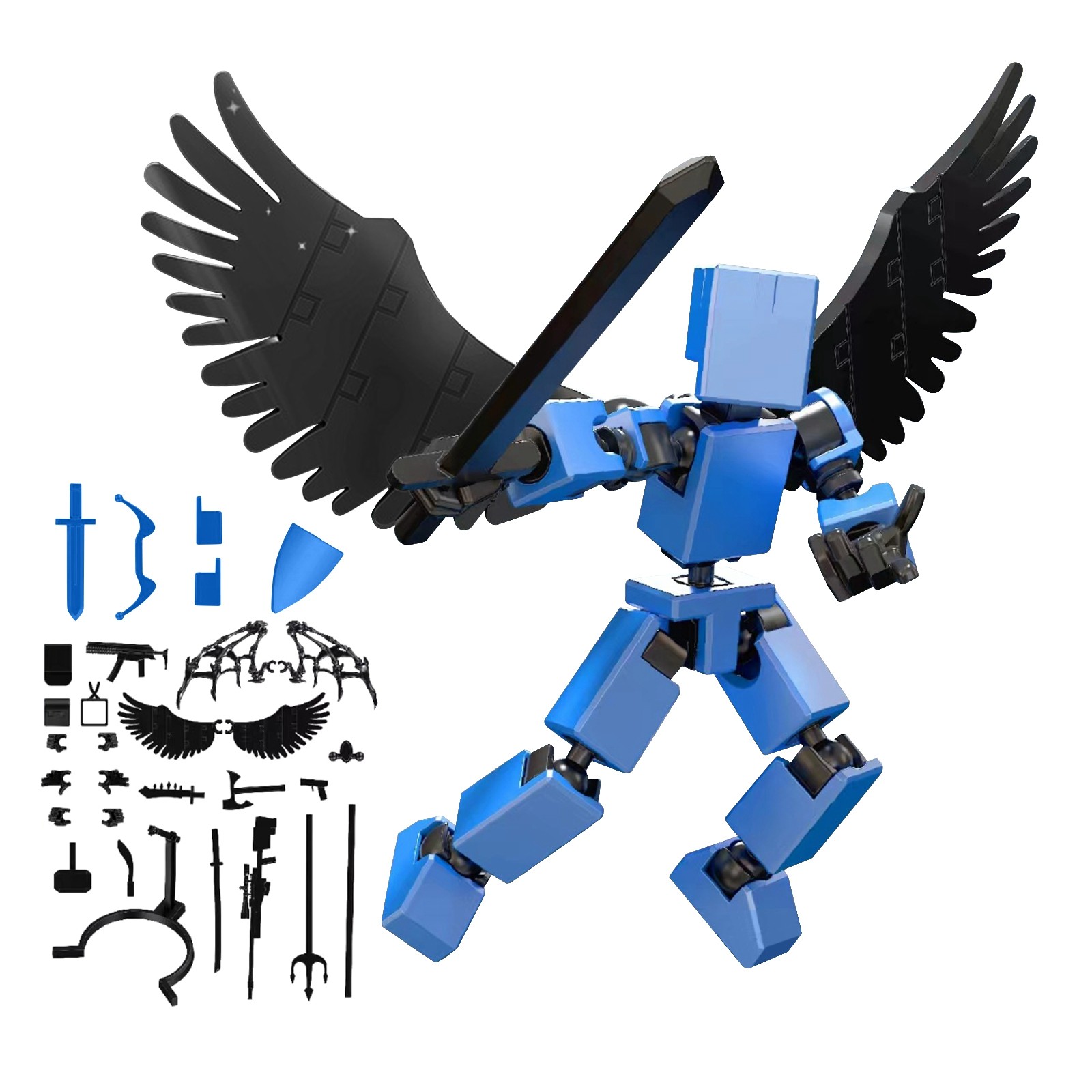 3D Printing Titanium - Titan 13 Action Figures T13 Figure