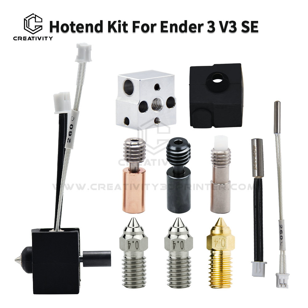 Hotend Kit For Ender 3 V3 SE T - 3D Printing Titanium avaliação e preço