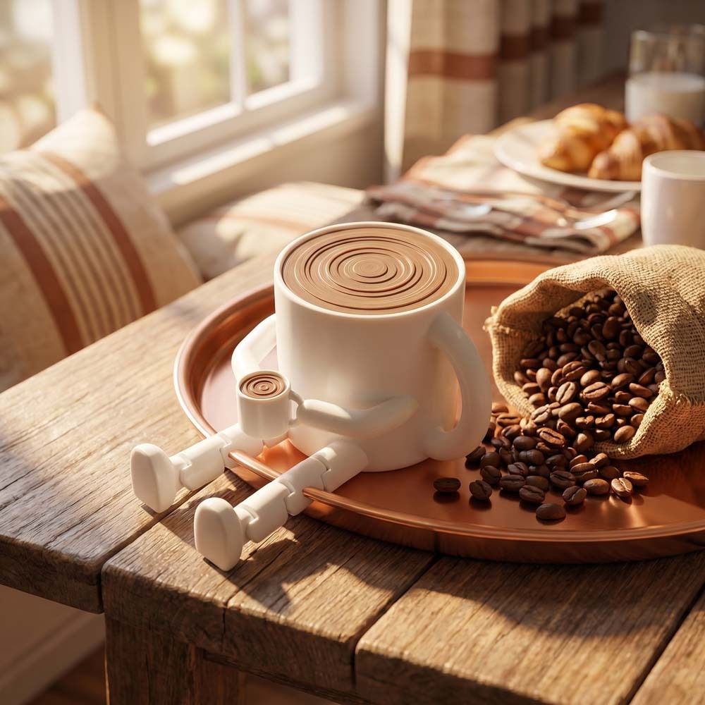 3D Printing Coffee Bean Orname - 3D Printing Pot avaliação e preço