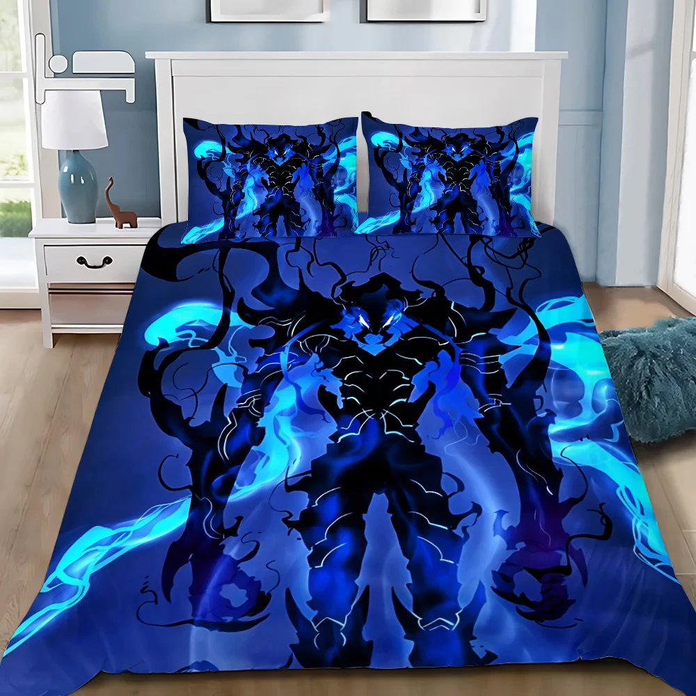 Anime Solo Leveling Bedding Se - 3D Printing Solo avaliação e preço