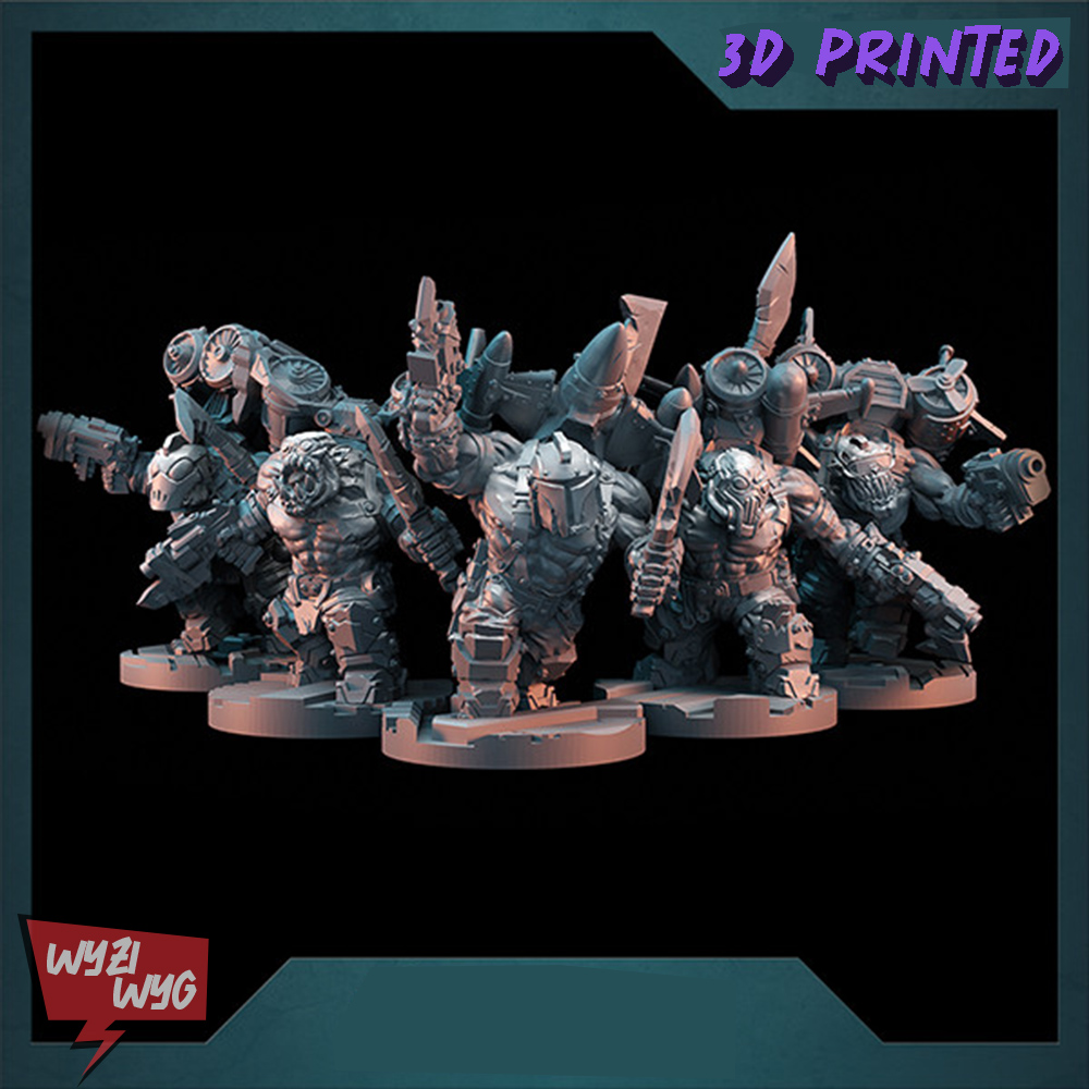 Rocket Orcs  Armour Miniature, - 3D Printing And Additive Manufacturing avaliação e preço