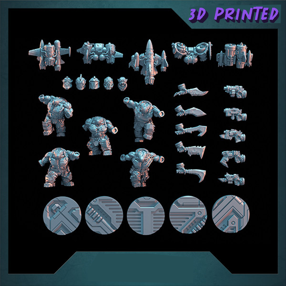 Rocket Orcs  Armour Miniature, - 3D Printing And Additive Manufacturing avaliação e preço