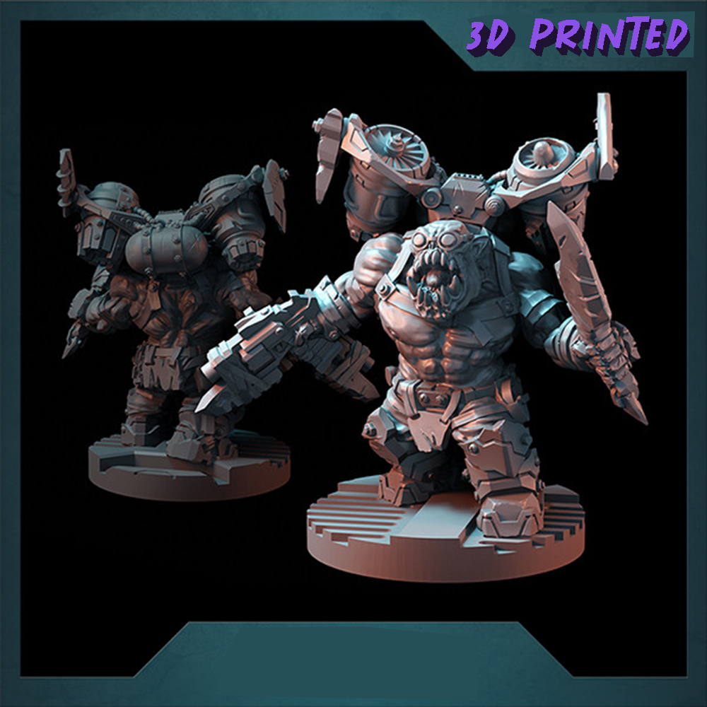 Rocket Orcs  Armour Miniature, - 3D Printing And Additive Manufacturing avaliação e preço
