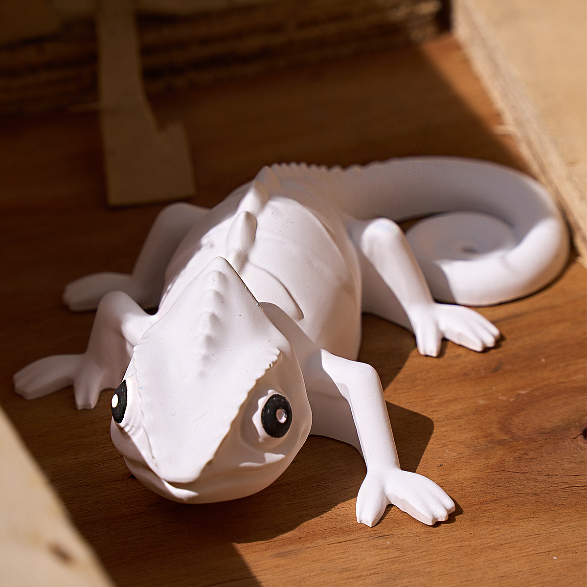17cm 3D Chameleon Lizard Silic - 3D Printing Model Free avaliação e preço