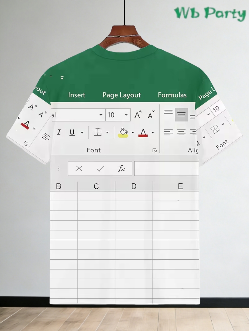 Casual Excel Tshirt for Men 3D - 3D Printing Design Software avaliação e preço