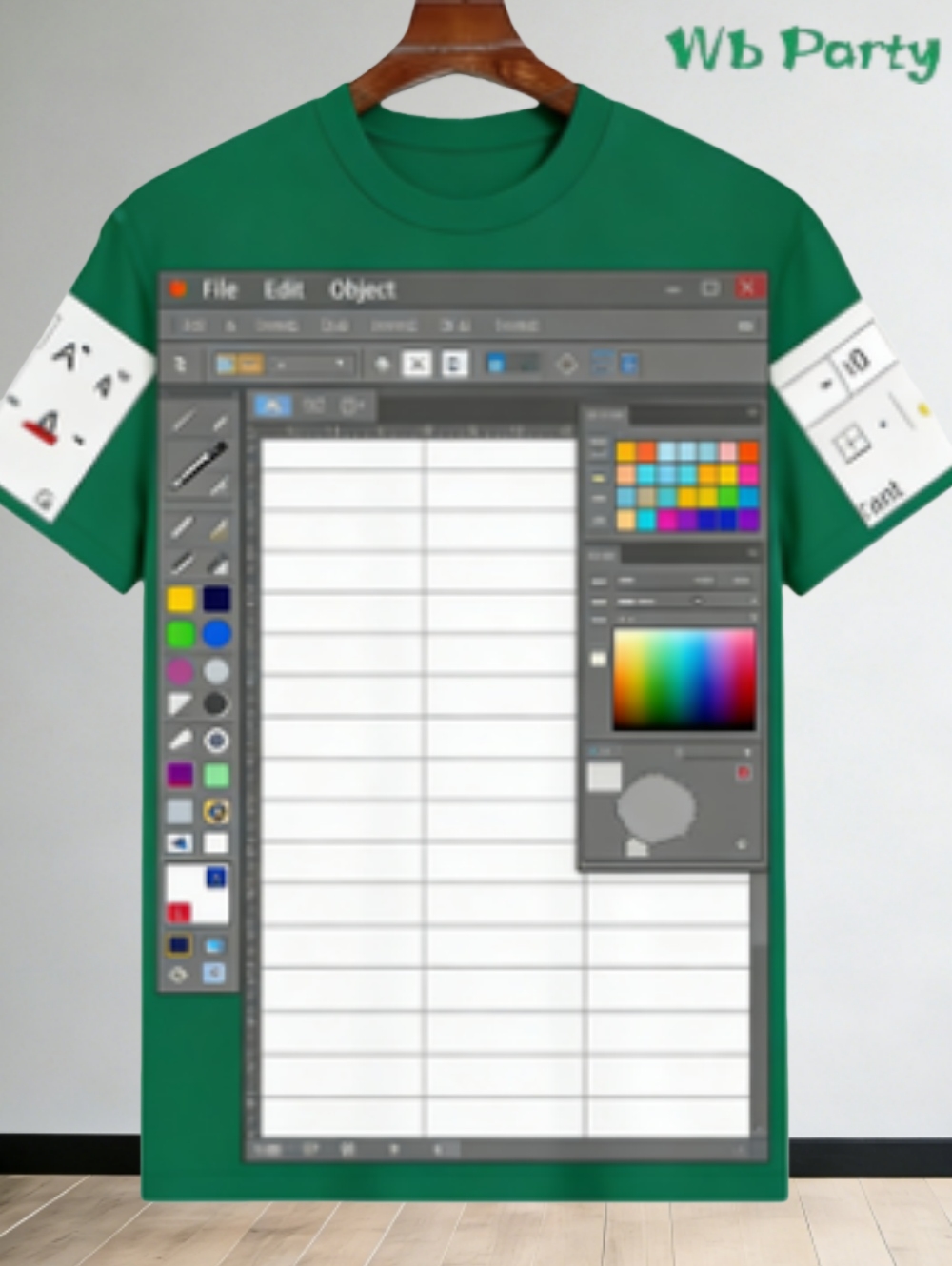 Casual Excel Tshirt for Men 3D - 3D Printing Design Software avaliação e preço