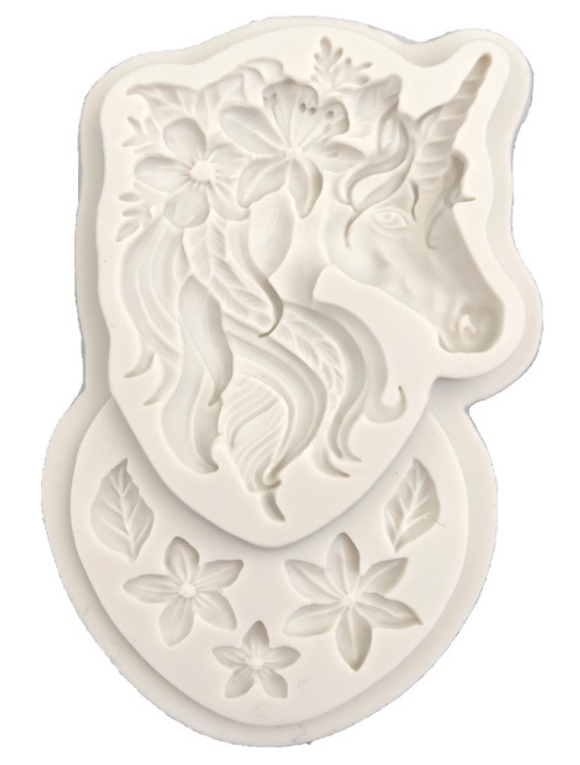 3D Unicorn Silicone Mold Cupca - 3D Printing Model Free avaliação e preço