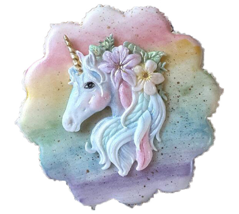 3D Unicorn Silicone Mold Cupca - 3D Printing Model Free avaliação e preço