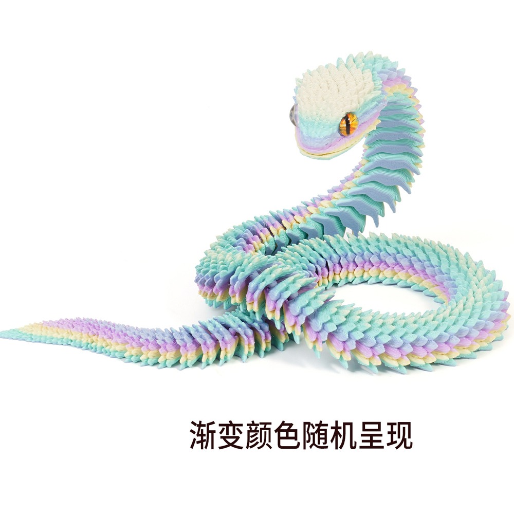 Realistic 3D Printed Snake Toy - 3D Printing Pla avaliação e preço
