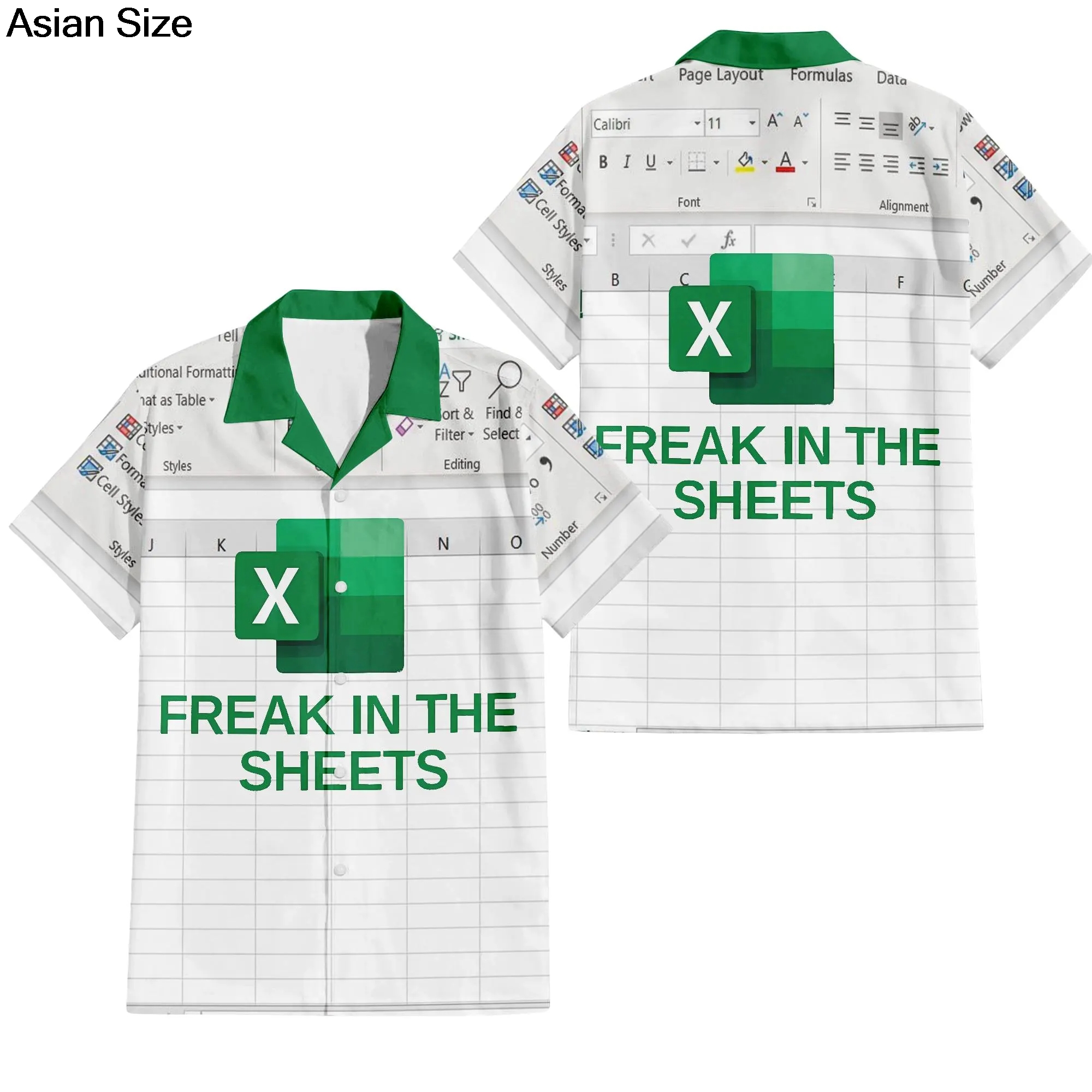 Excel Hawaiian Shirt Men's Fas - 3D Printing Design Software avaliação e preço