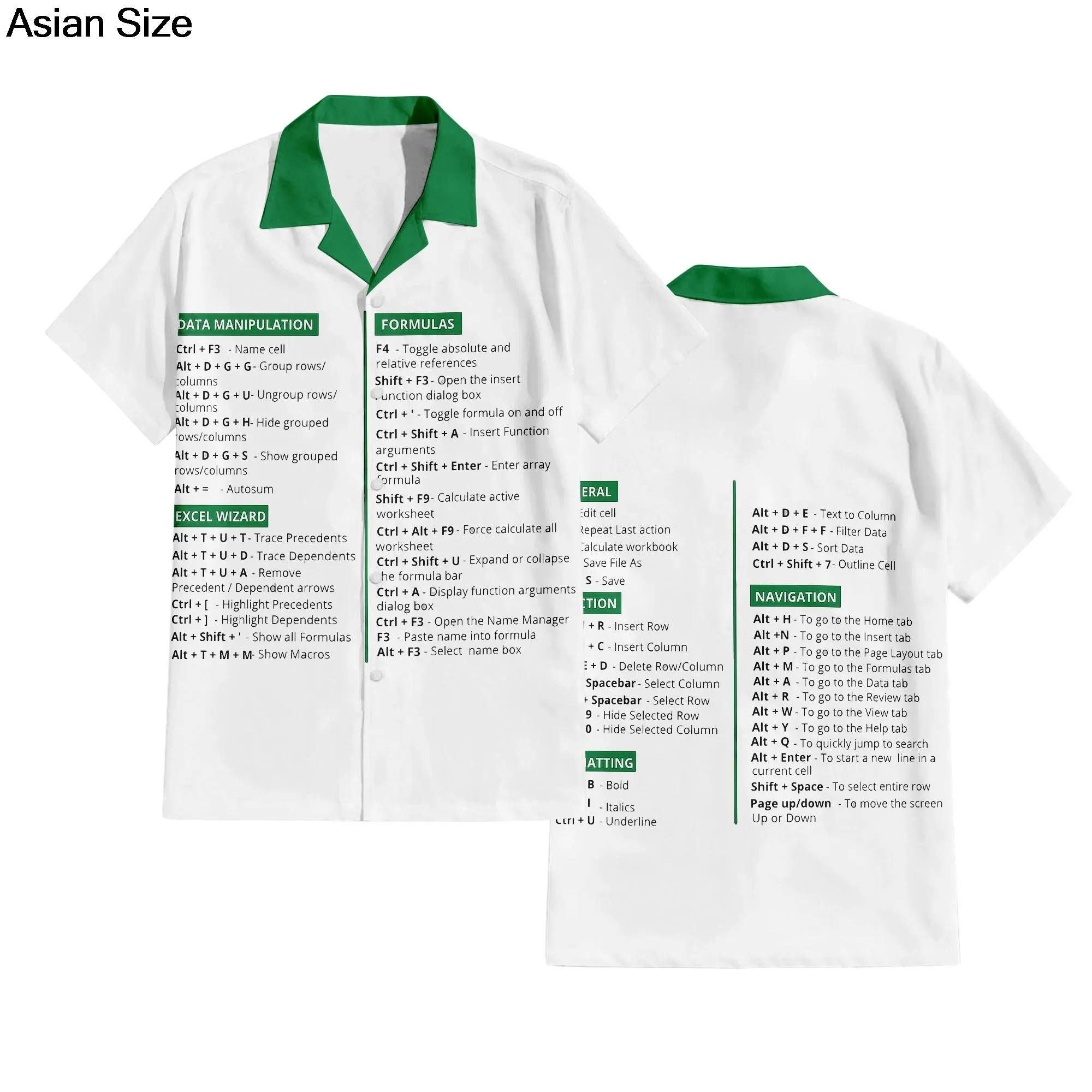 Excel Hawaiian Shirt Men's Fas - 3D Printing Design Software avaliação e preço