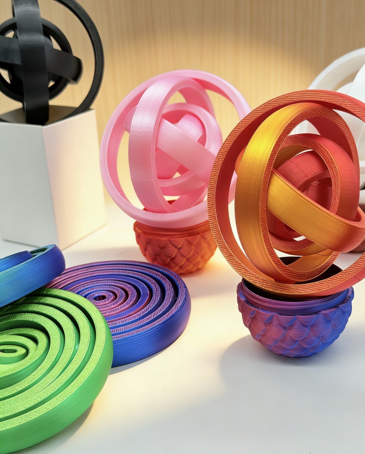 3D Printed Novelty Spinning Fi - 3D Printing Pla avaliação e preço