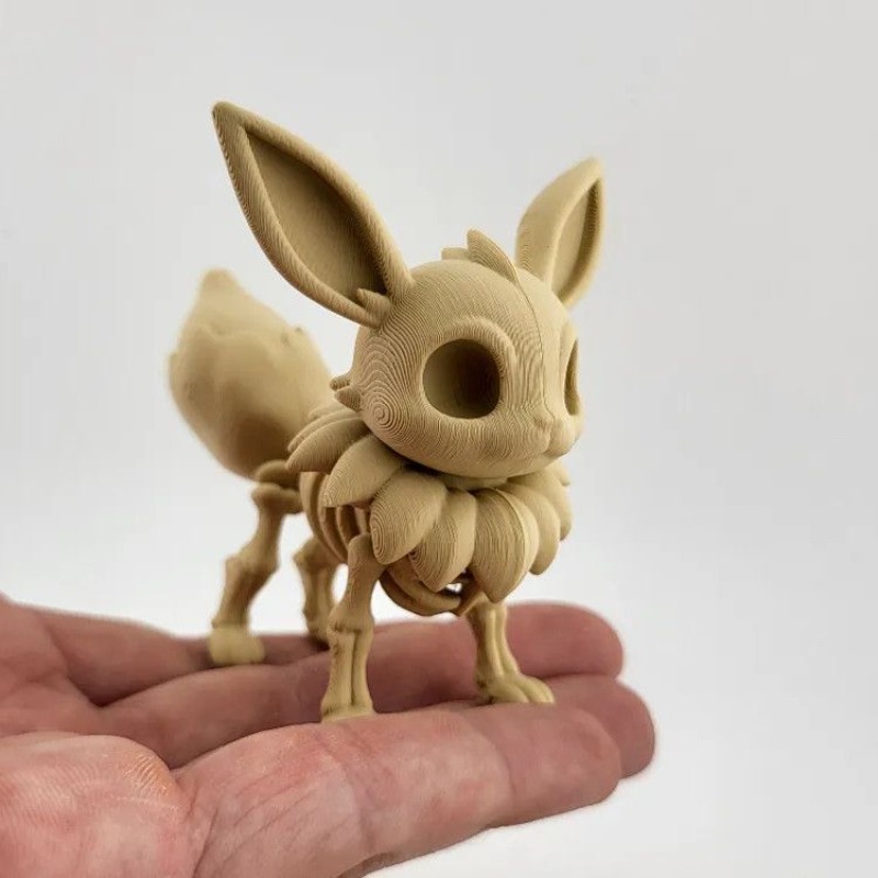 Pokémon Fossil Bone Model Eeve - 3D Printing Pla avaliação e preço
