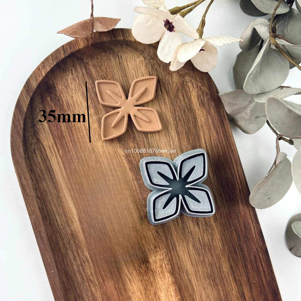 Lily Shape Polymer Clay Cutter - 3D Printing Pla avaliação e preço
