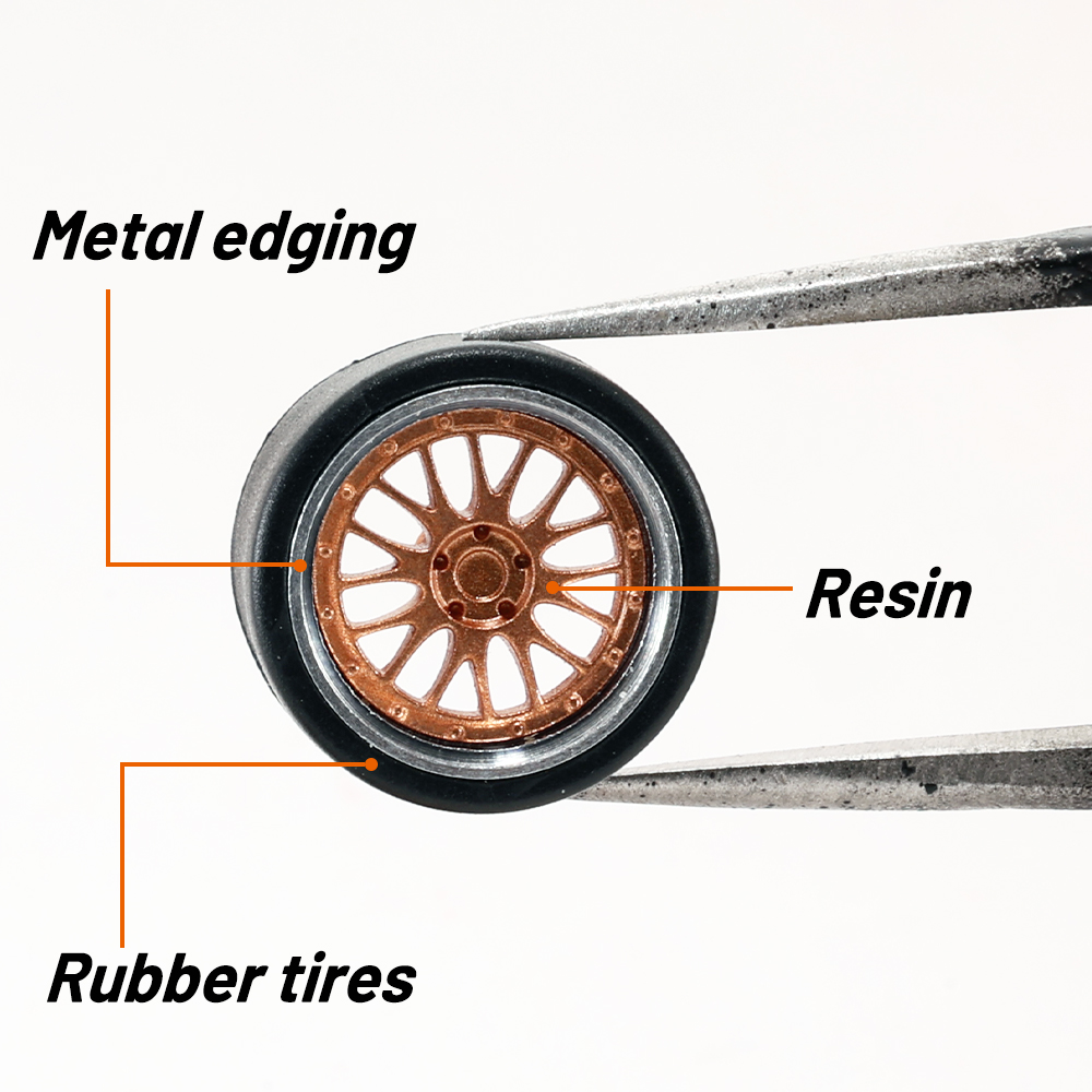 1:64 Scale Model Car Wheels Ri - 3D Printing Diecast Cars avaliação e preço
