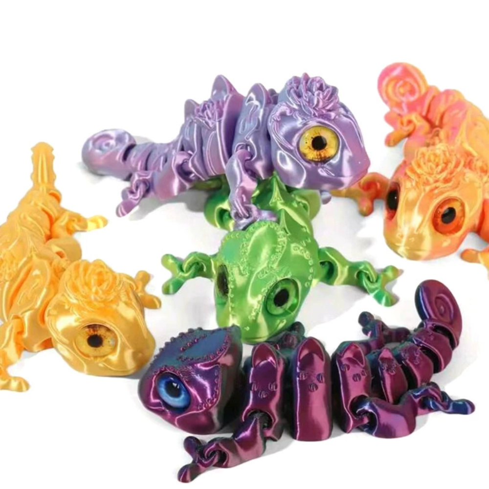 3D Printing Chameleon Figures  - 3D Printing And Additive Manufacturing avaliação e preço
