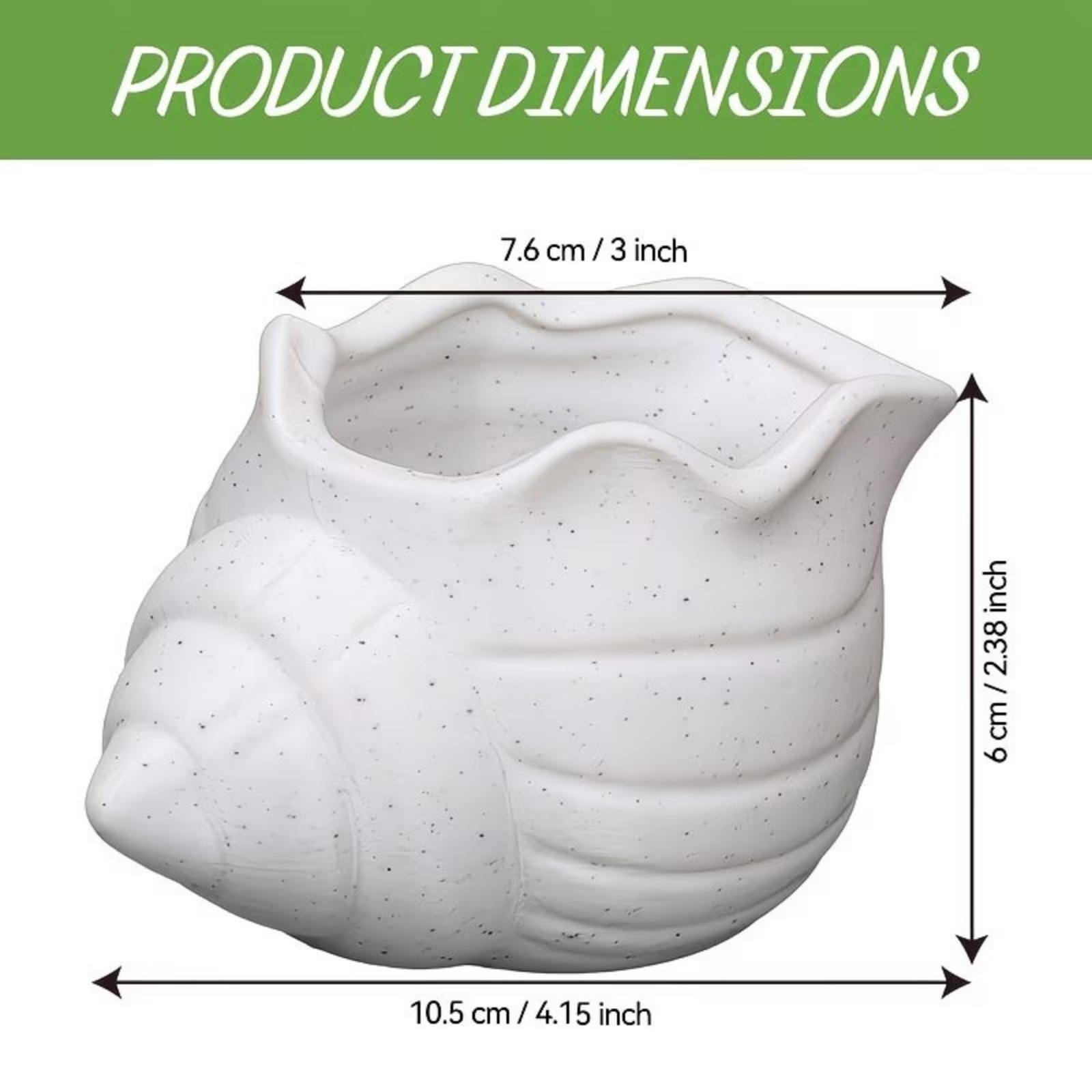 1 Pc 3D Printed Conch Flower P - 3D Printing Pot avaliação e preço