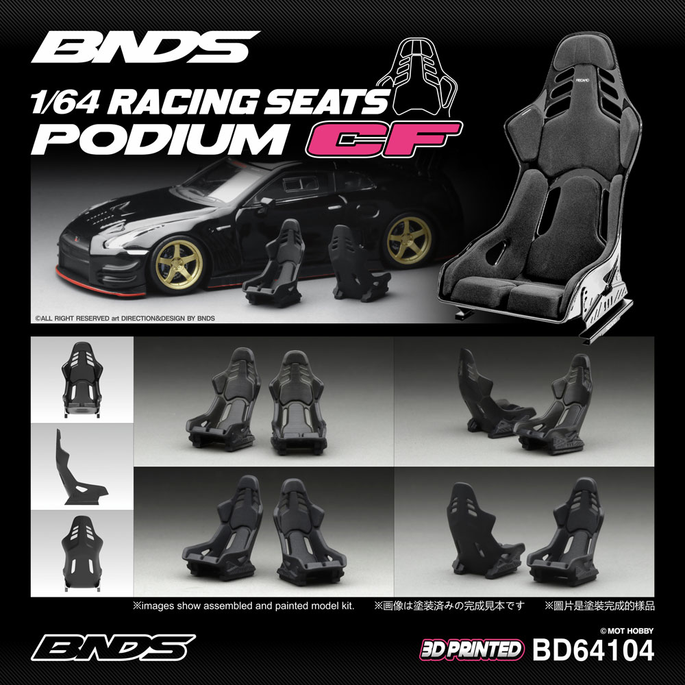 BNDS 1/64 Unpainted Racing Sea - 3D Printing Diecast Cars avaliação e preço