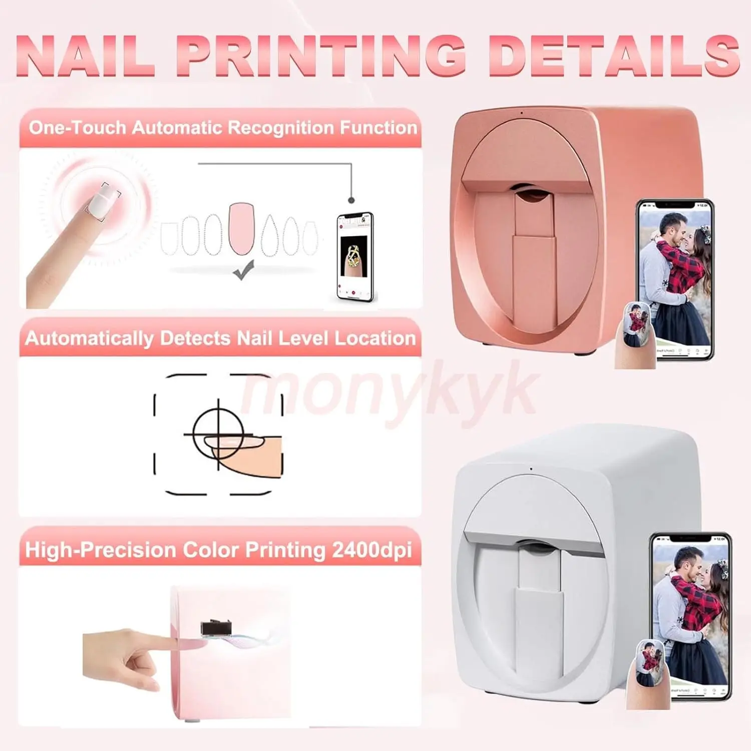 O2nails Nail Printer Machine K - 3D Printing Design Software avaliação e preço