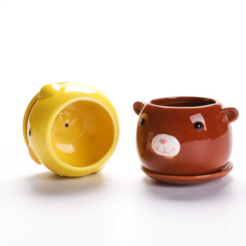 Succulent Cartoon Flowerpot Ce - 3D Printing Pot avaliação e preço