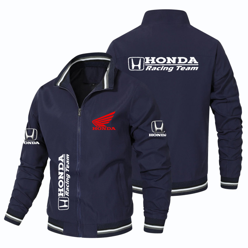 Honda Men's Hooded Zipper Jack - 3D Printing Technology avaliação e preço