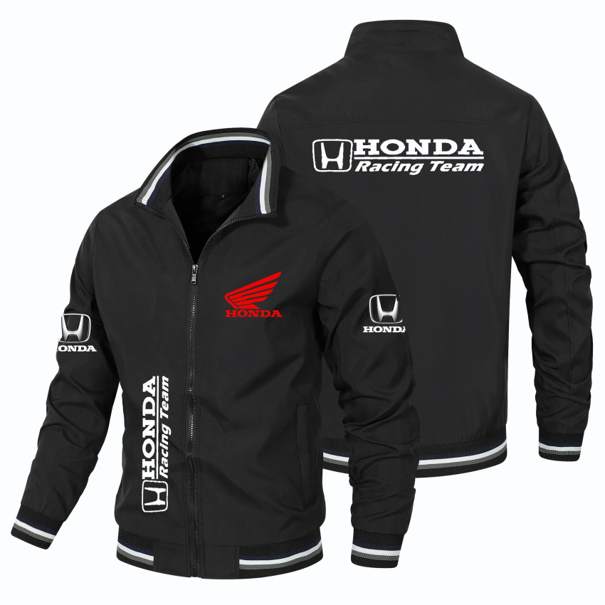 Honda Men's Hooded Zipper Jack - 3D Printing Technology avaliação e preço