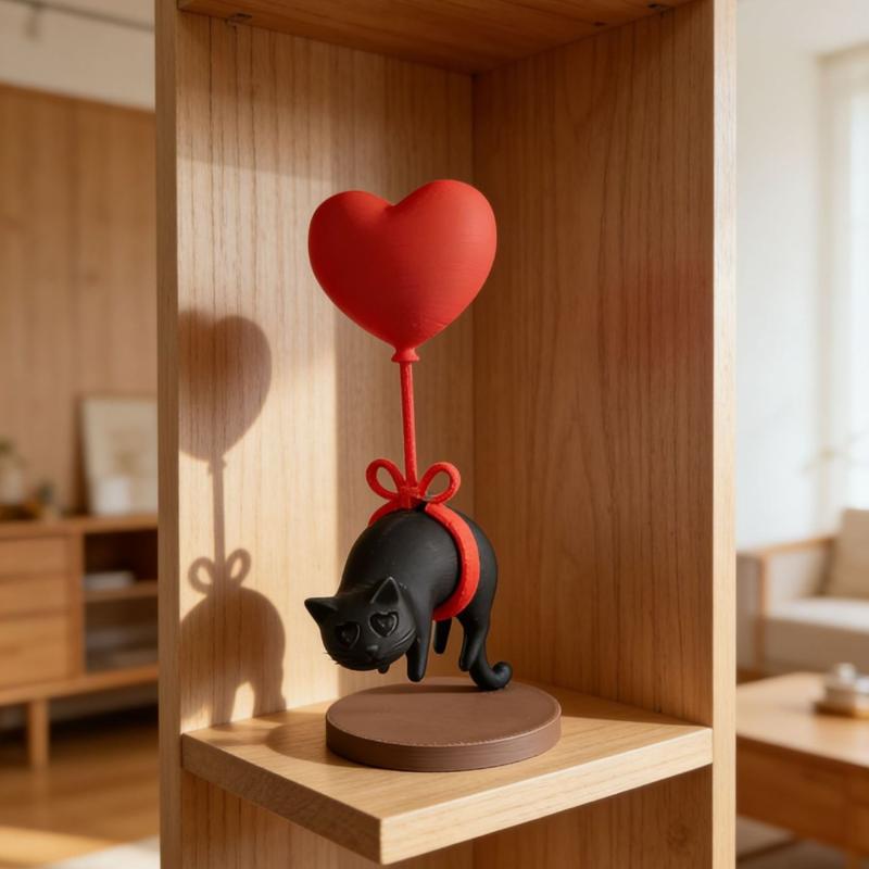 3D Printed Suspended Cat Heart - 3D Printing And Additive Manufacturing avaliação e preço