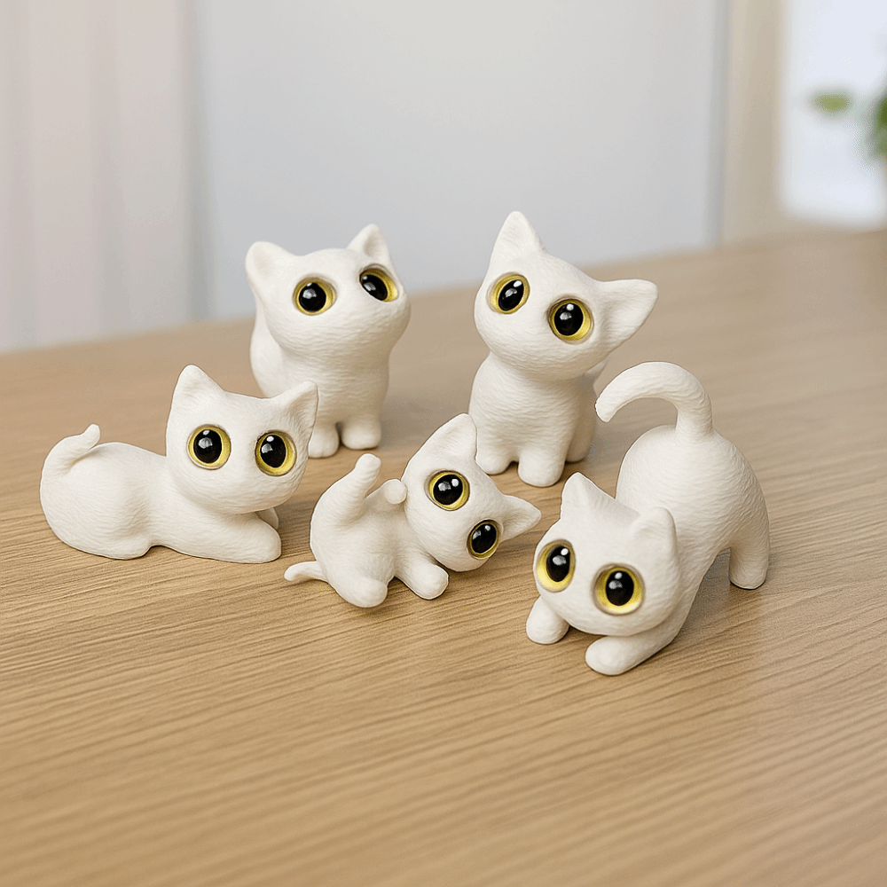 PLA Halloween Cat Anime Figure - 3D Printing And Additive Manufacturing avaliação e preço