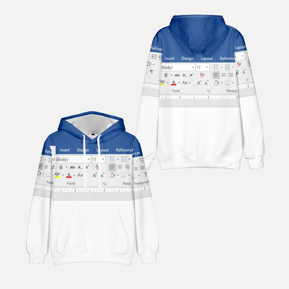 Casual Excel Hoodie For Men An - 3D Printing Design Software avaliação e preço