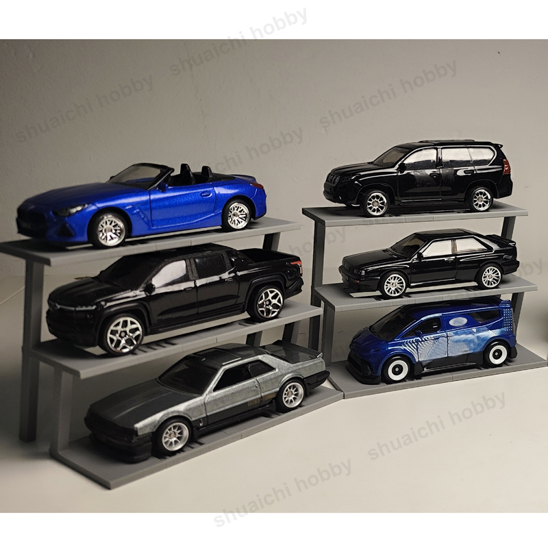 2PCS 3D Printed Tiered Display - 3D Printing Diecast Cars avaliação e preço