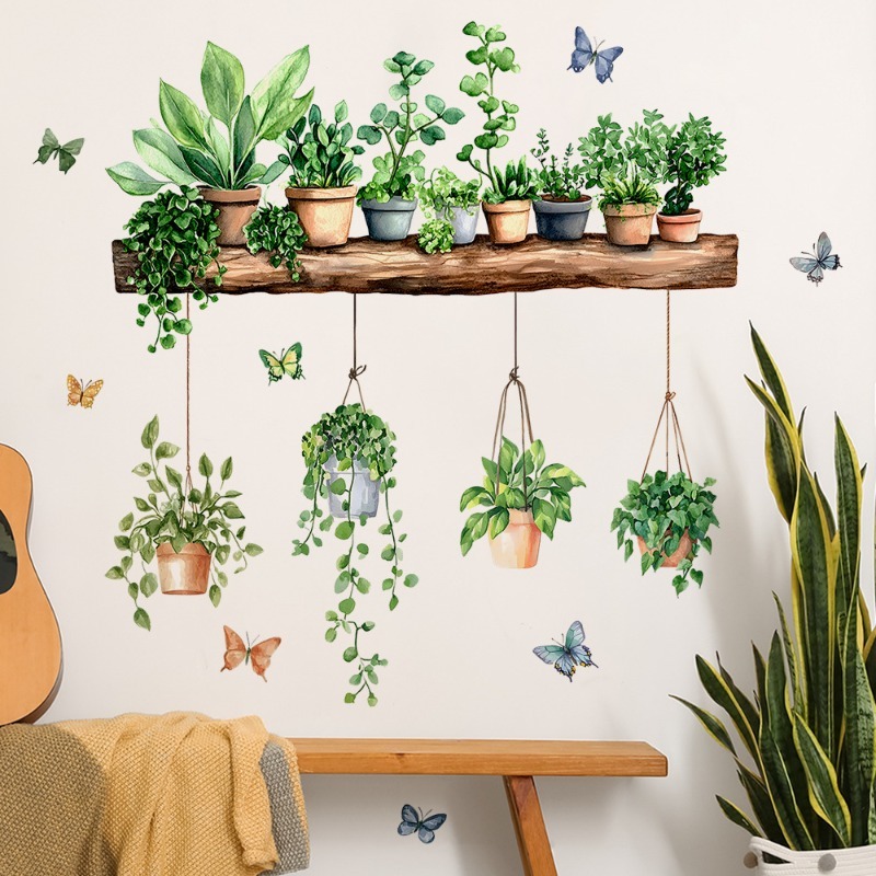 3D Potted Green Plant Shelf Wa - 3D Printing Pot avaliação e preço