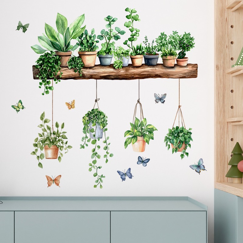 3D Potted Green Plant Shelf Wa - 3D Printing Pot avaliação e preço
