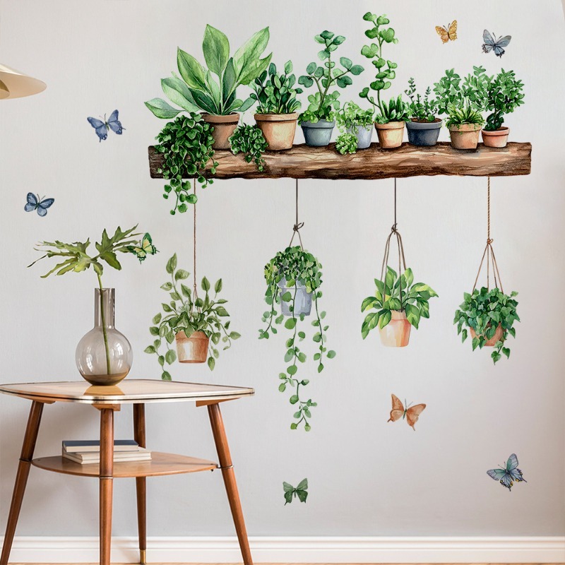 3D Potted Green Plant Shelf Wa - 3D Printing Pot avaliação e preço