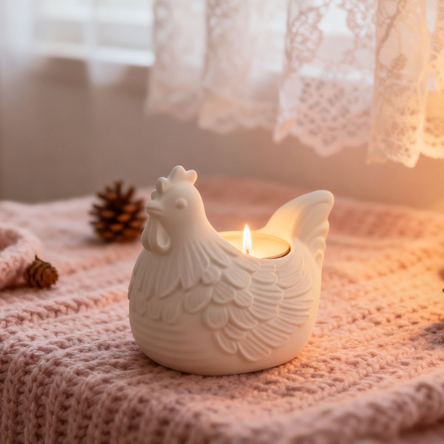 DIY 3D Little Chicken Candle H - 3D Printing Model Free avaliação e preço