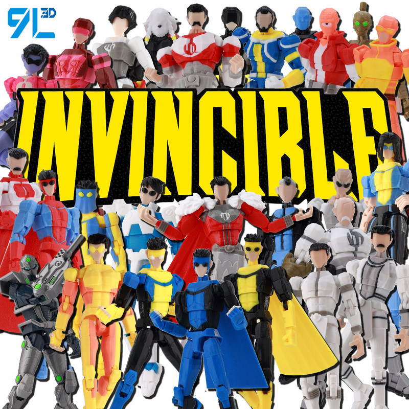 New 3d Invincible Omni Man Tit - 3D Printing Titanium avaliação e preço