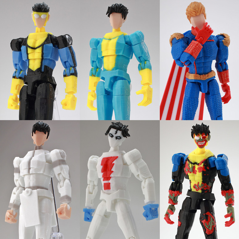 New 3d Invincible Omni Man Tit - 3D Printing Titanium avaliação e preço