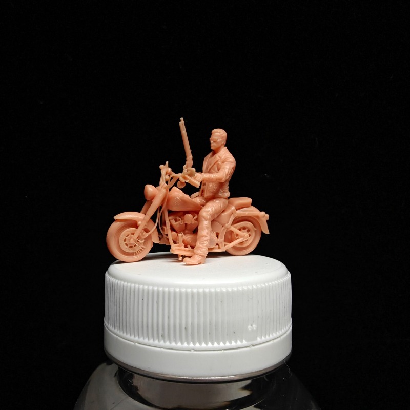 1/64 Scale Miniature Biker Man - 3D Printing Diecast Cars avaliação e preço