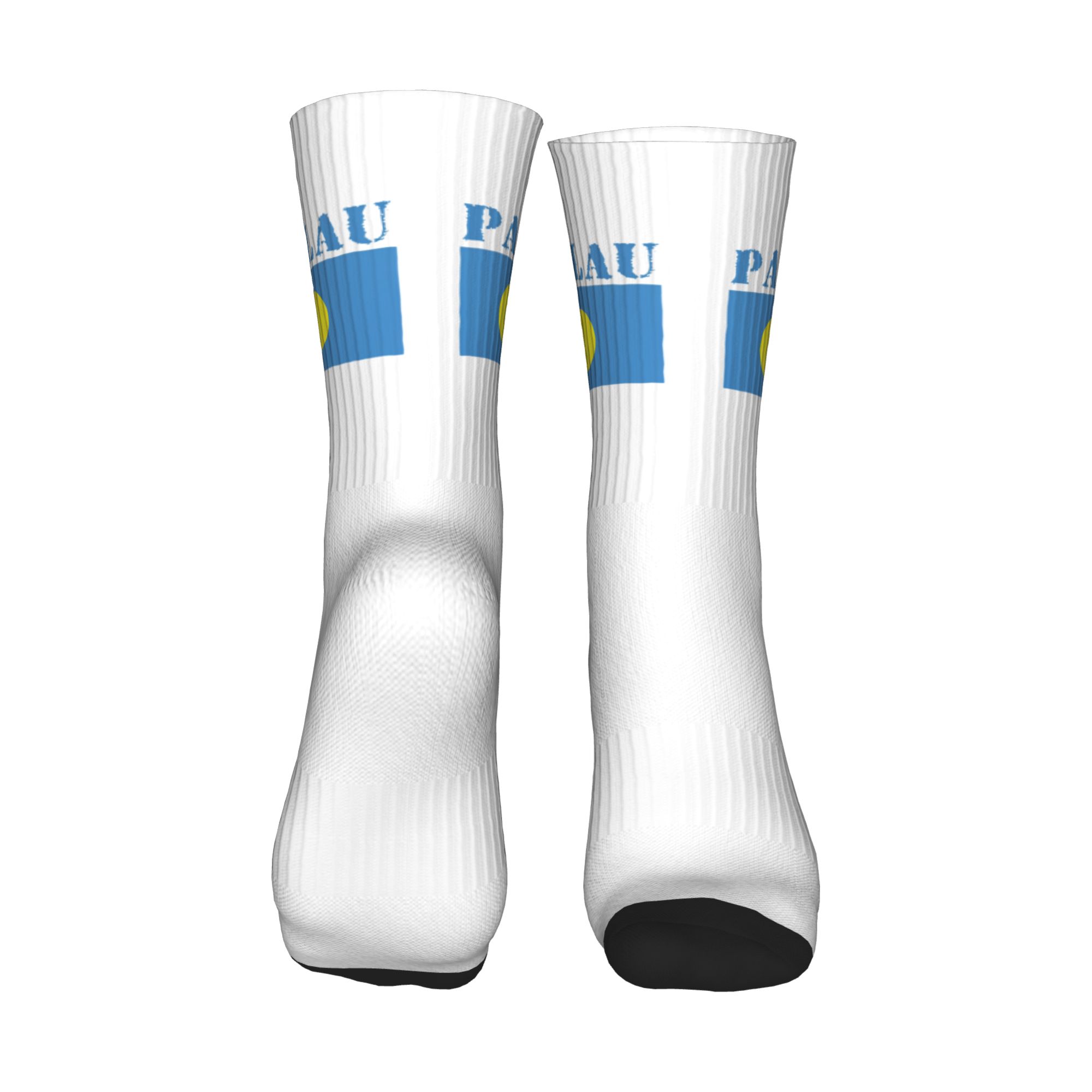 Cool Palau Flag Socks Men Wome - 3D Printing Youtube avaliação e preço